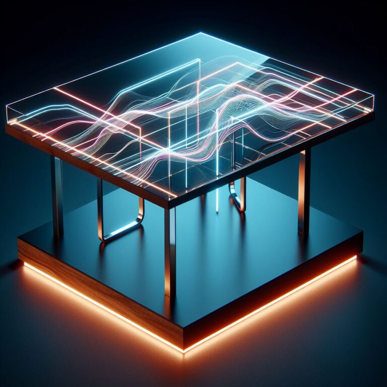 table transparente : Elevating Interior Design 2024