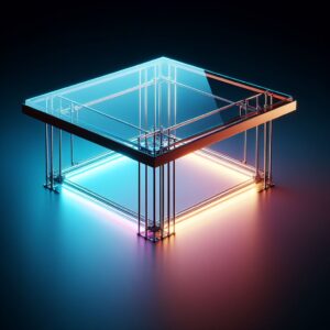 table transparente 